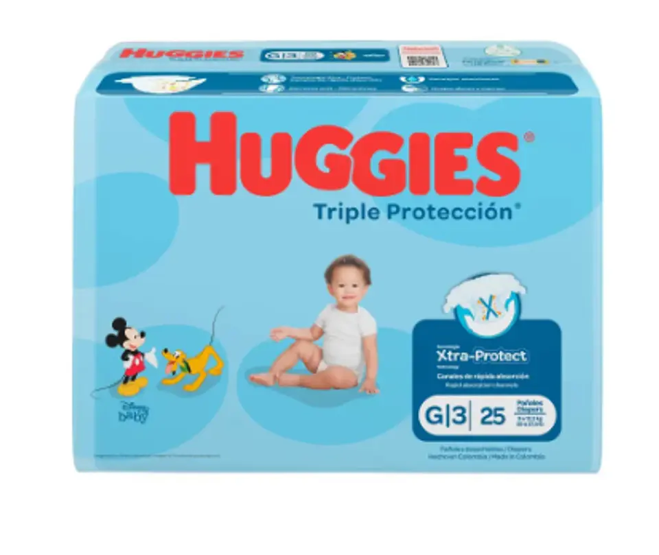 Pañales Huggies Triple Protección Etapa 3 1