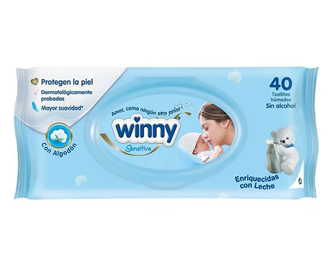 Toallas Húmedas Winny Sensitive