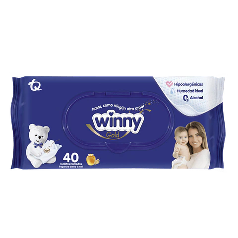Toallas Húmedas Winny Gold