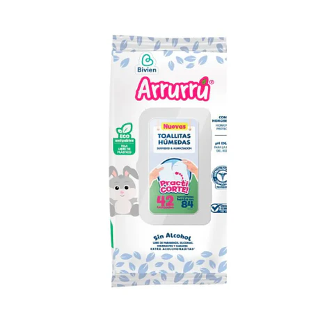 Toallitas Húmedas Arrurrú Eco Amigables