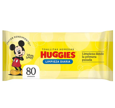Toallitas Húmedas Huggies Limpieza Diaria