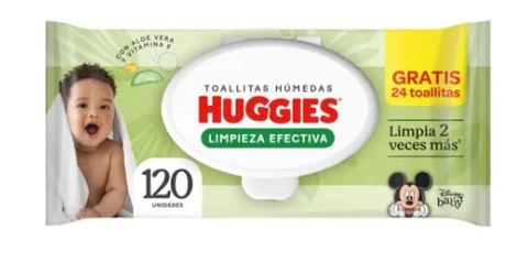 Toallitas Húmedas Huggies Limpieza Efectiva