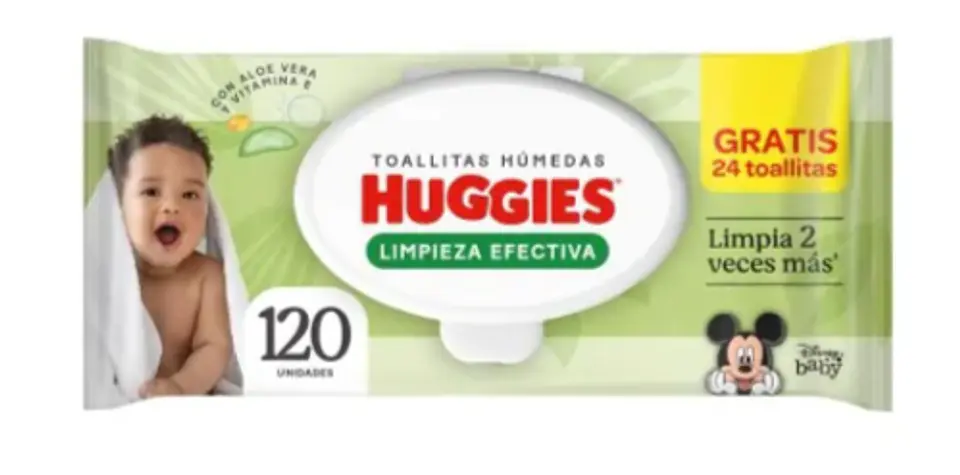 Toallitas Húmedas Huggies Limpieza Efectiva 1