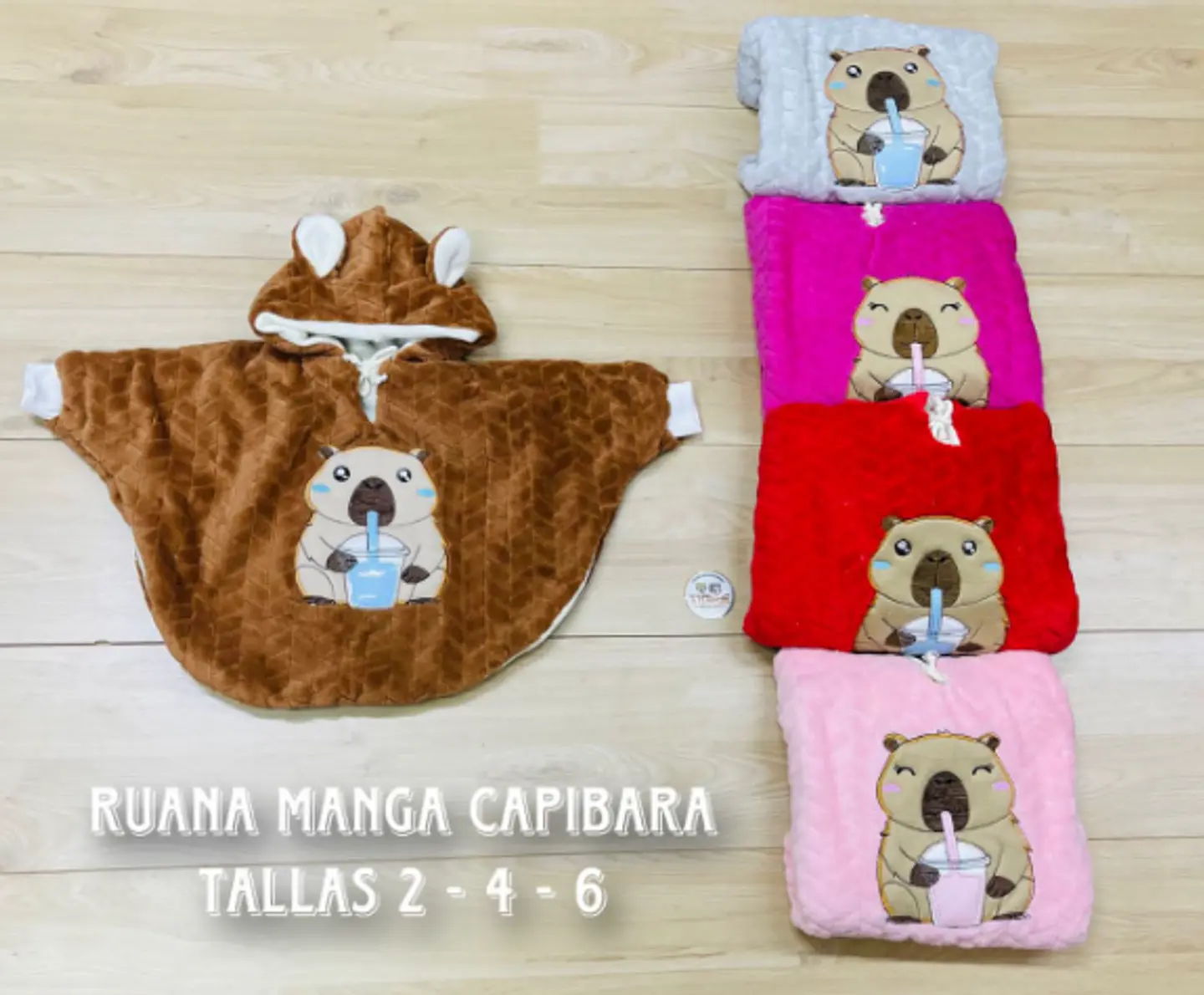 Ruana Infantil Capibara 1