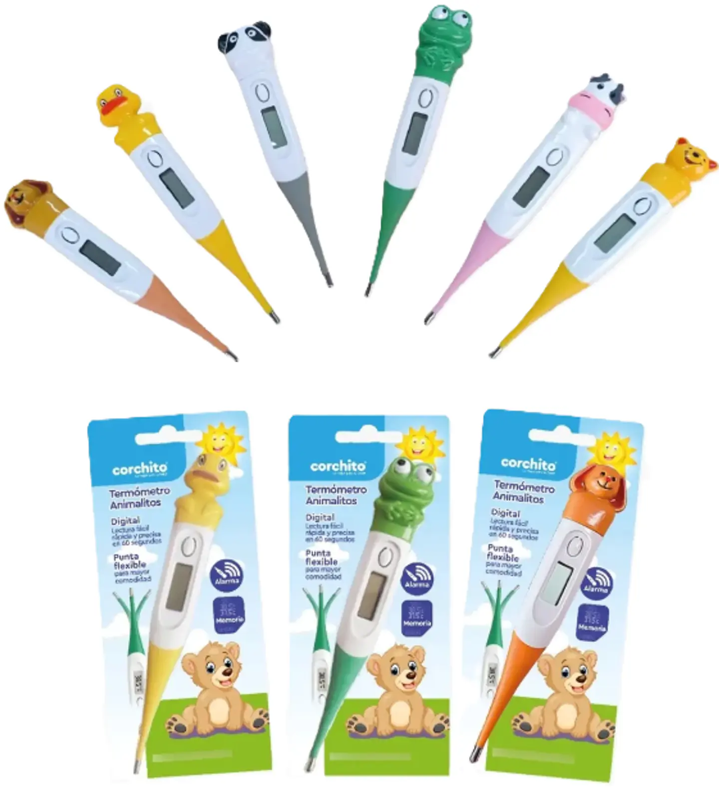 Termómetro Digital Infantil con Diseño de Animalitos 1