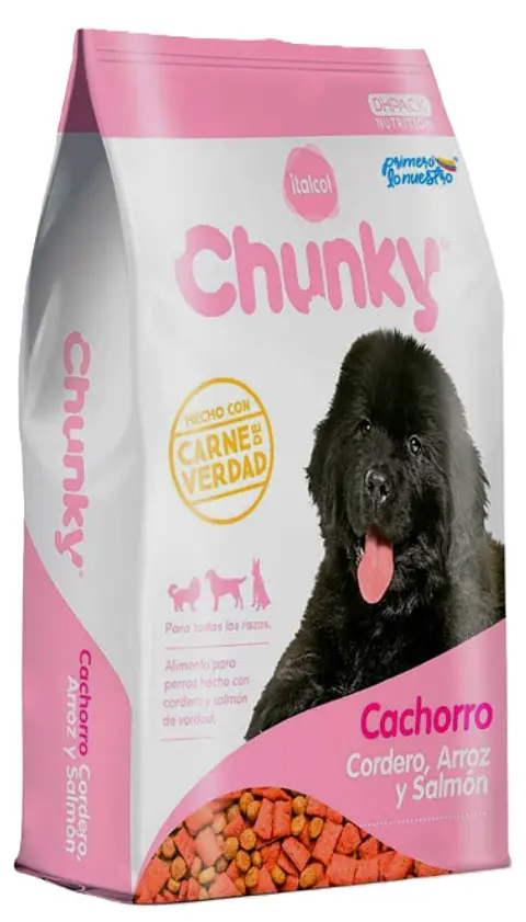 Chunky Cachorros Cordero, Arroz y Salmón