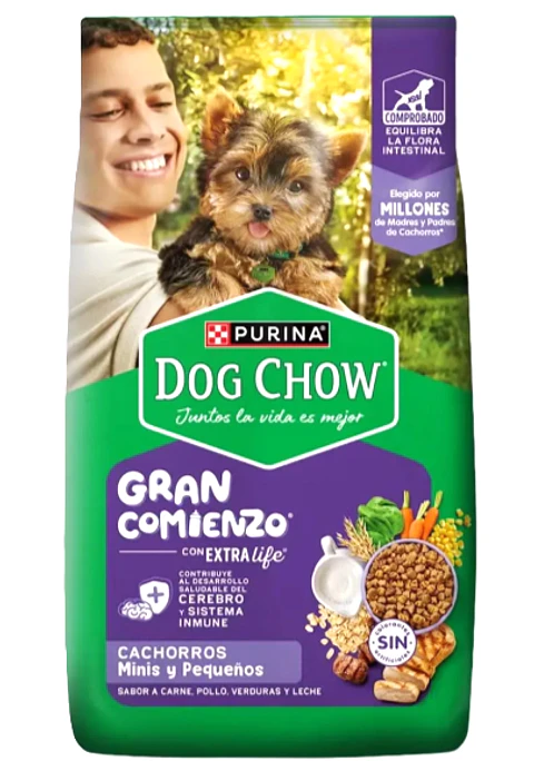 Dog Chow Cachorros Minis y Pequeños