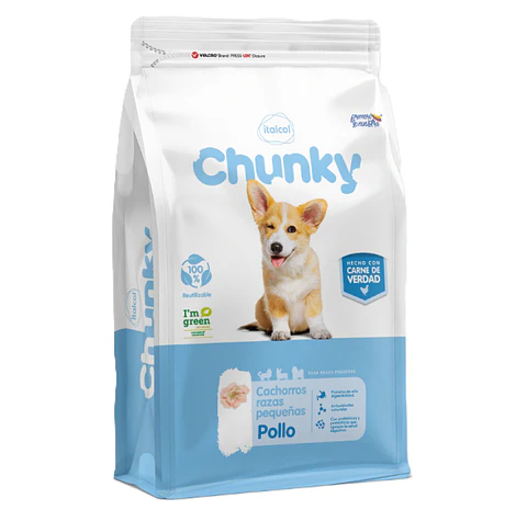 Chunky Cachorros Razas Pequeñas Pollo