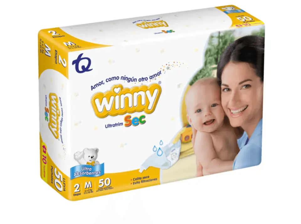 Pañales Winny UltraTrim Sec Etapa 2 2