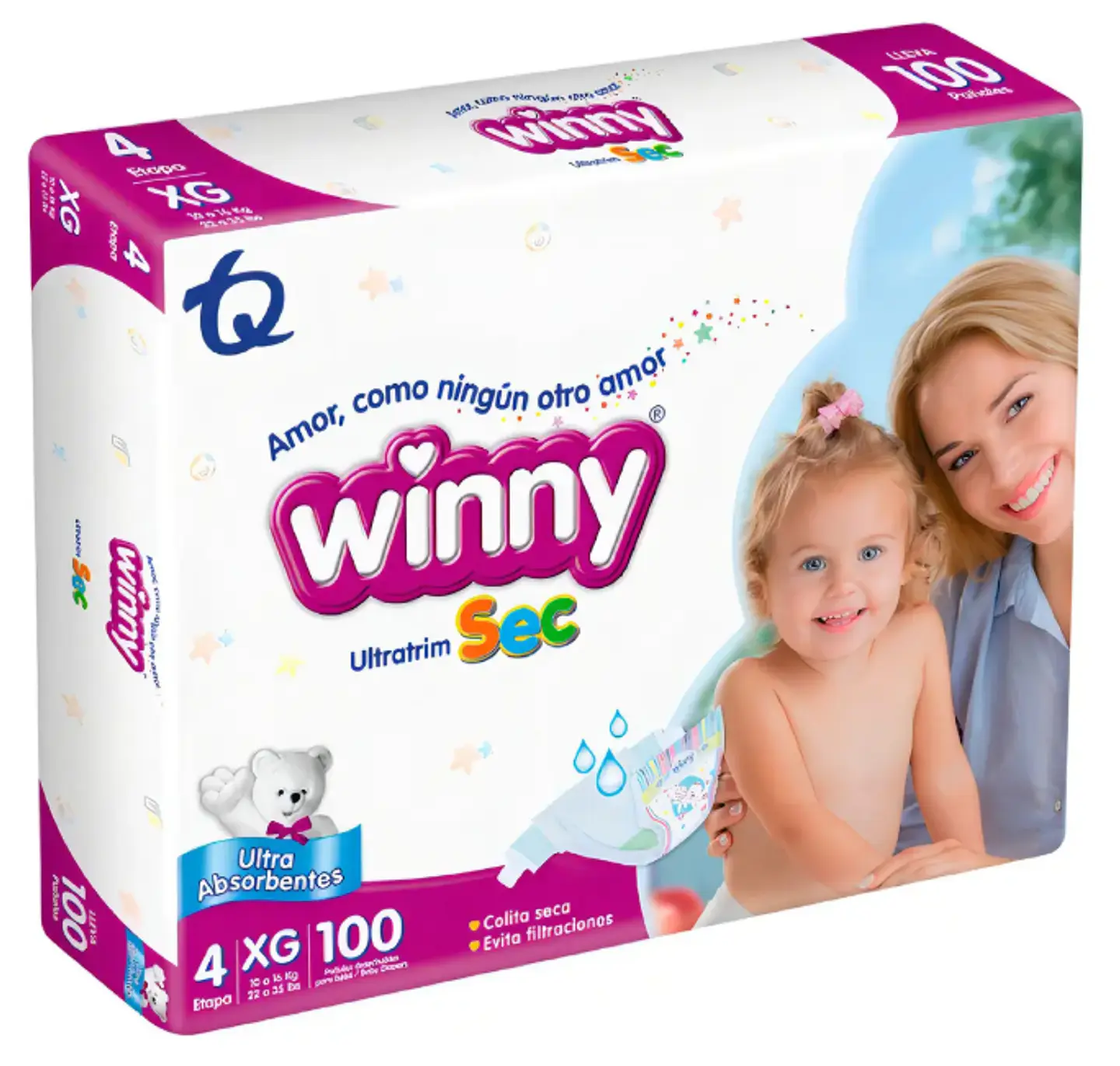 Pañales Winny UltraTrim Sec Etapa 4 4