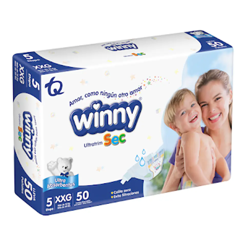 Pañales Winny UltraTrim Sec Etapa 5 3