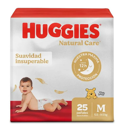 Pañales Huggies Natural Care Etapa 2