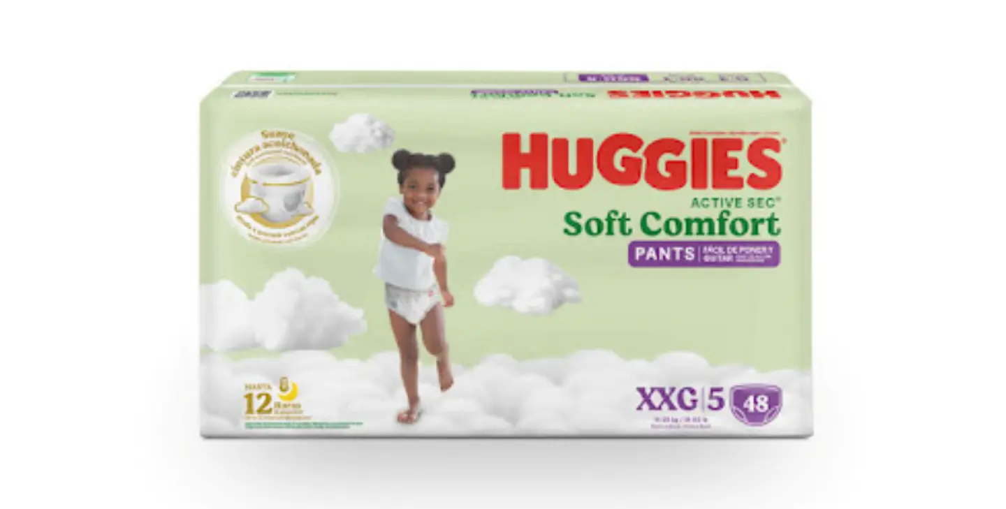 Pañales Huggies Pants Active Sec Soft Comfort Etapa 5 2