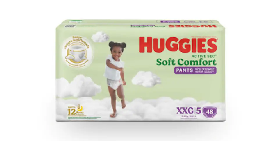 Pañales Huggies Pants Active Sec Soft Comfort Etapa 5 2