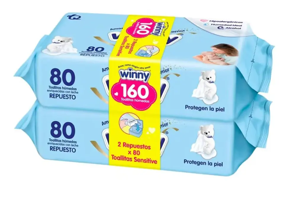 Toallas Húmedas Winny Sensitive 3