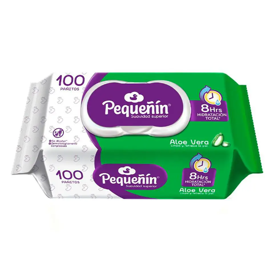 Toallitas Húmedas Pequeñín Aloe Vera 2