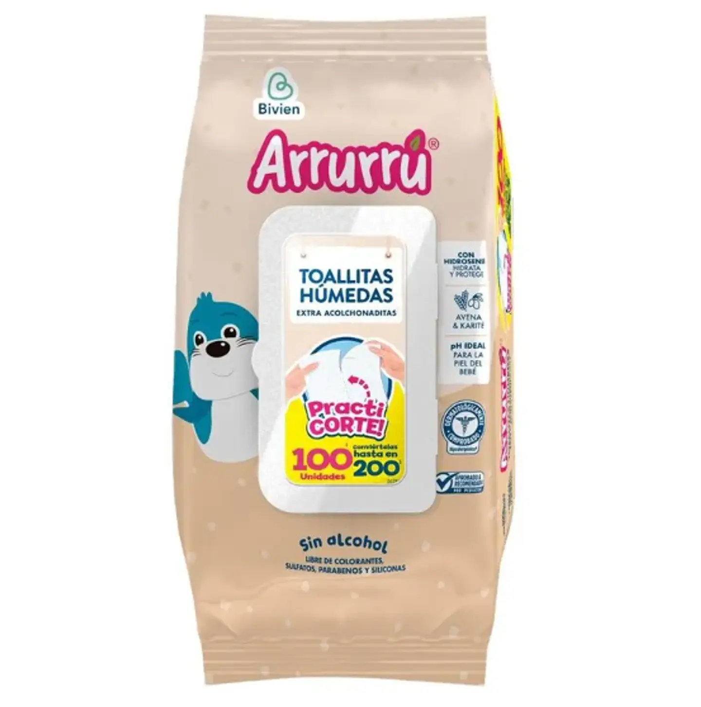 Toallitas Húmedas Arrurrú Avena 2
