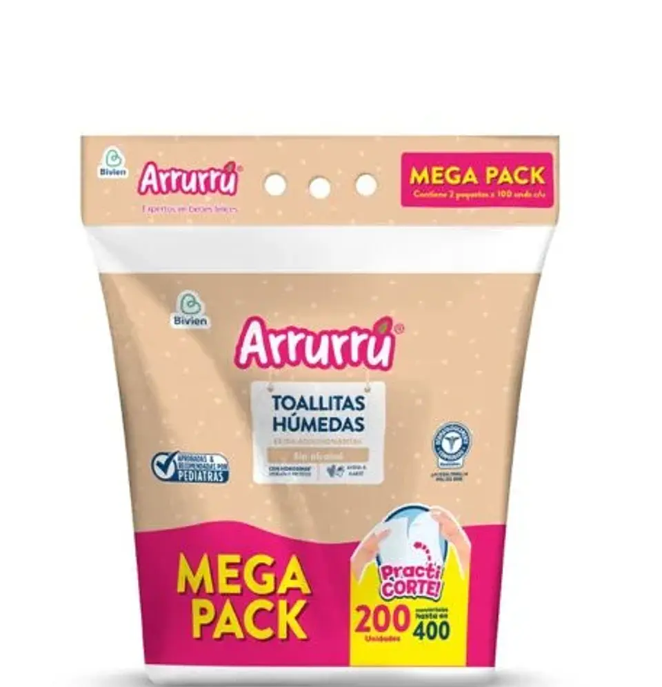 Toallitas Húmedas Arrurrú Avena 3