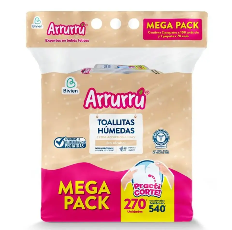 Toallitas Húmedas Arrurrú Avena 4