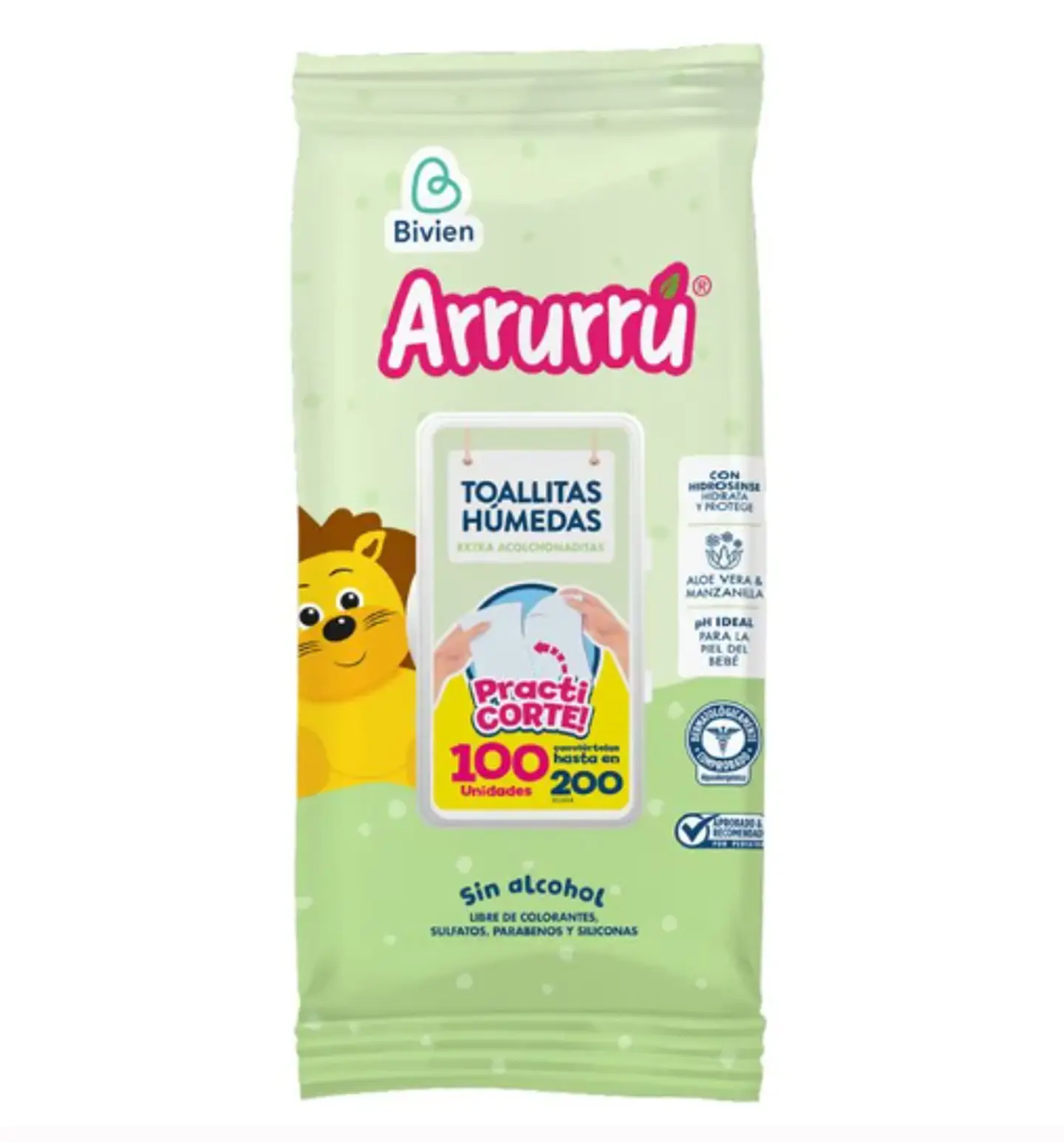 Toallitas Húmedas Arrurrú Aloe 2