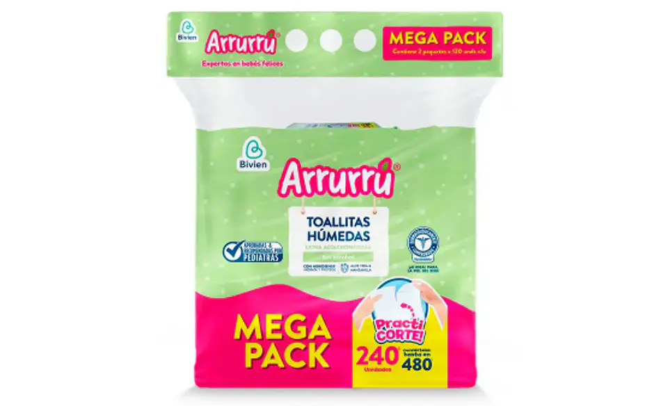 Toallitas Húmedas Arrurrú Aloe 3