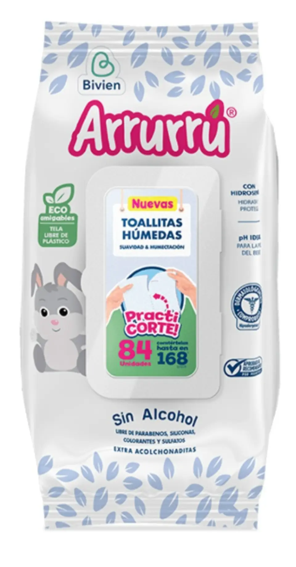 Toallitas Húmedas Arrurrú Eco Amigables 2