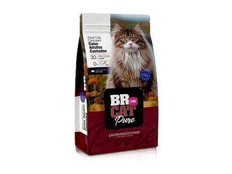 BR For Cat Pure Castrados Atún