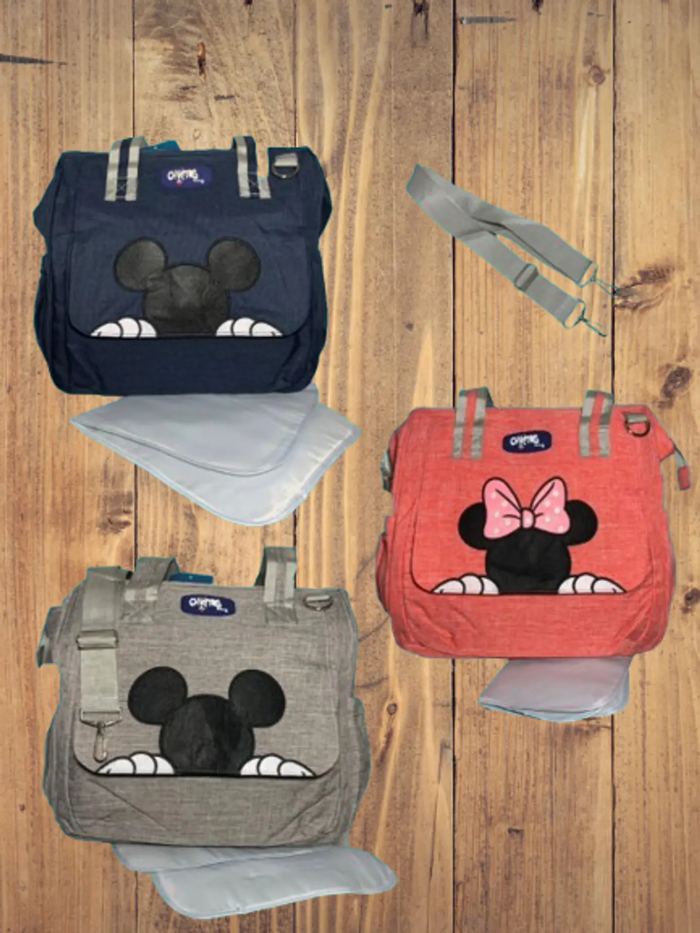 Pañalera para Bebé Tipo Bolso con Diseño Mickey 2