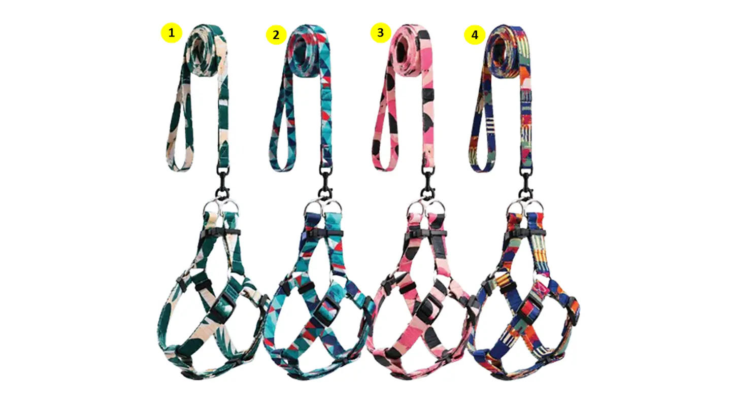 Arnés Multicolor para Mascotas 1