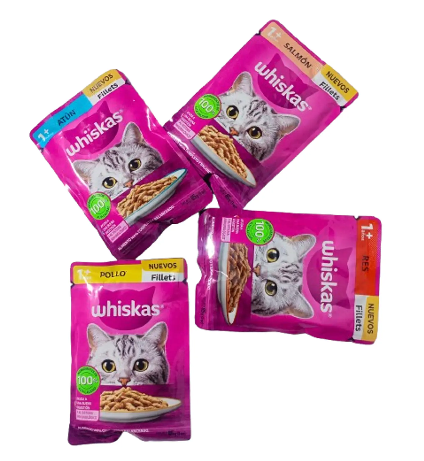 Whiskas Alimento Húmedo para Gatos Adultos 1