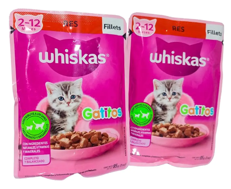 Whiskas Alimento Húmedo para Gatitos 1