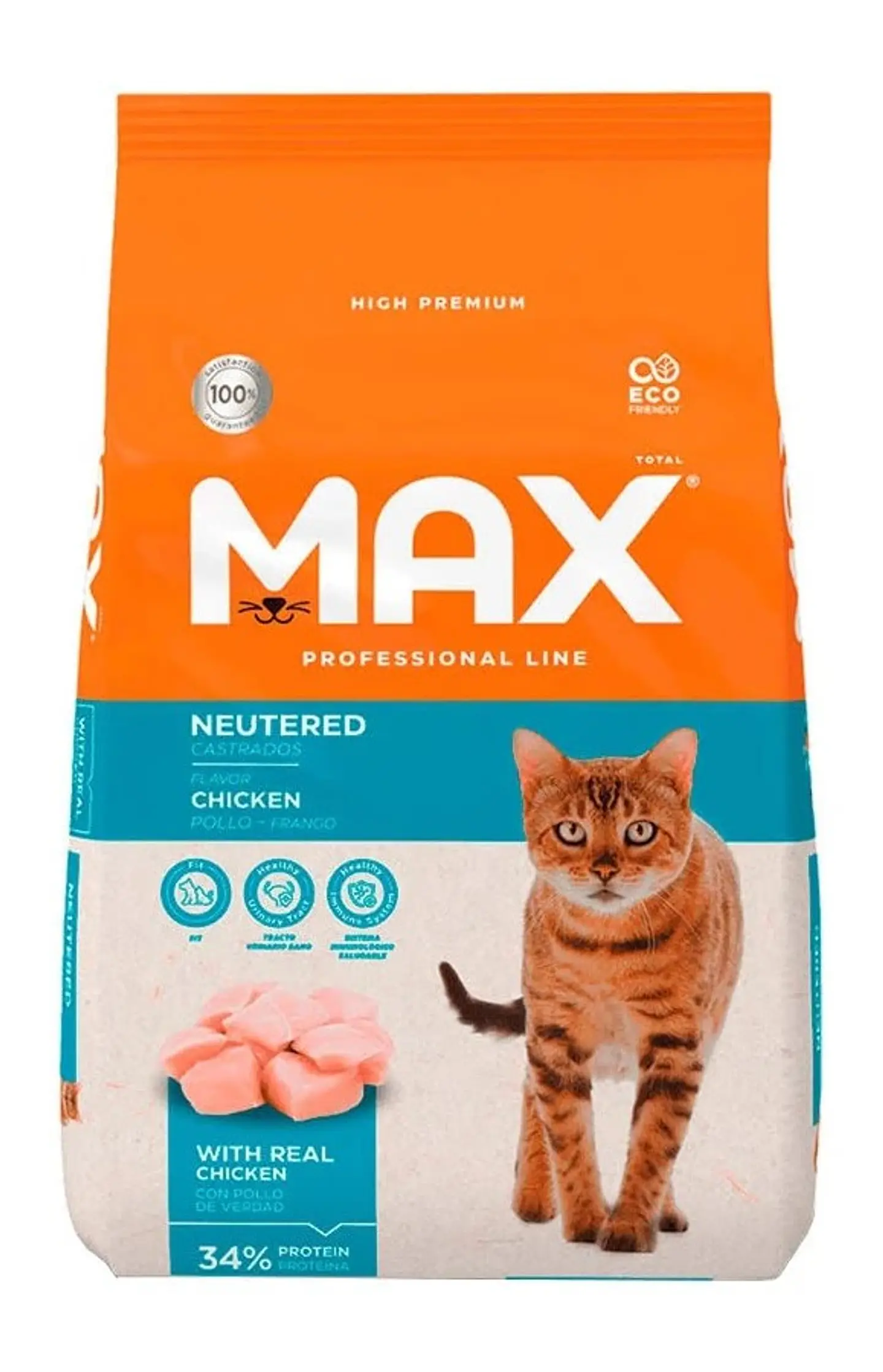 Max Cat Castrados Pollo 1