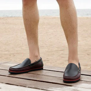 Loafer Negro Guinda