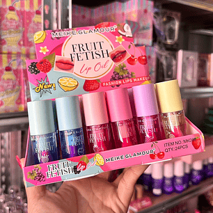 Gloss fruit 2x1 (Agrega uno y te enviaremos otra de regalo)