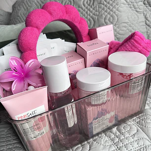 Box skincare centella asiatica y sal rosa 