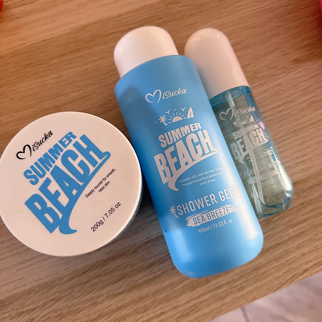 SHOWER GEL + BUTTER + BODY MIST SEA BREEZE MISUCKA 1