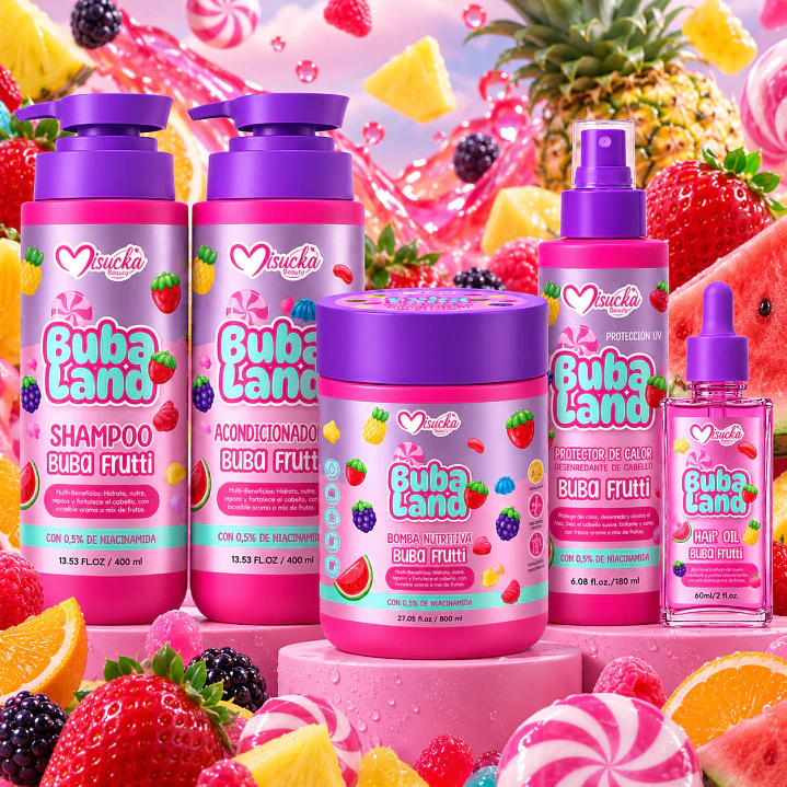 LINEA CAPILAR BUBA LAND MISUCKA- BUBA FRUTTI 1