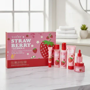 Box skincare STRAWBERRY + VIT C SADOER