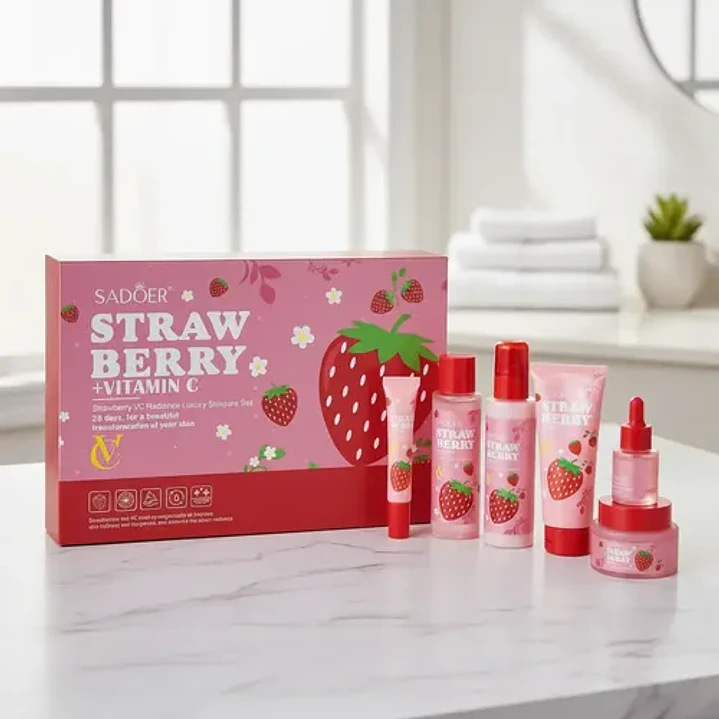 Box skincare STRAWBERRY + VIT C SADOER 1