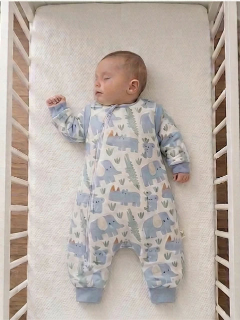 Saco de Dormir Bebé Animal Azul Piernas TOG 3.5 | TALLA L | Bad Cat Kids