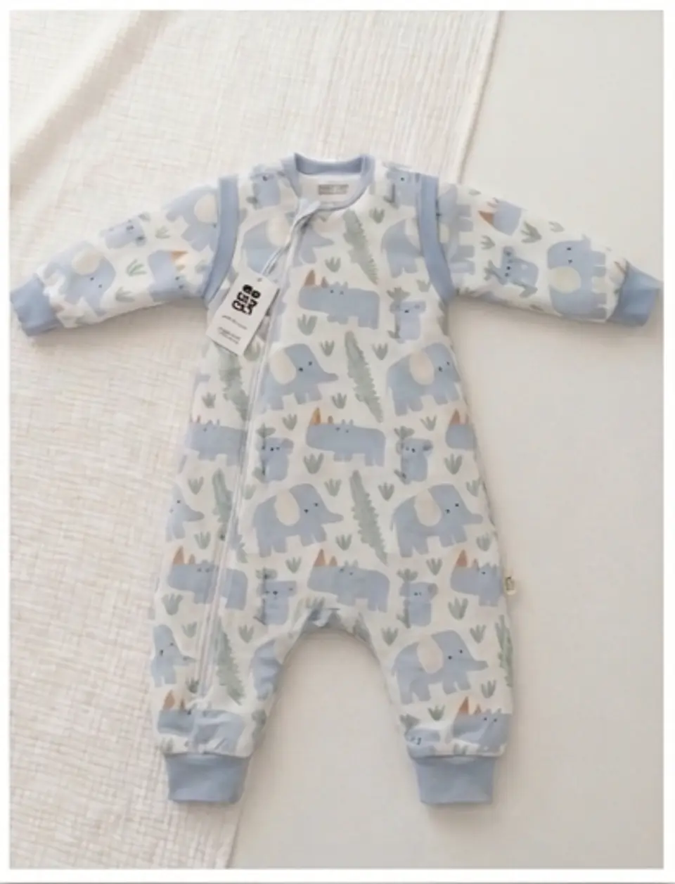 Saco de Dormir Bebé Animal Azul Piernas TOG 3.5 | TALLA L | Bad Cat Kids 7