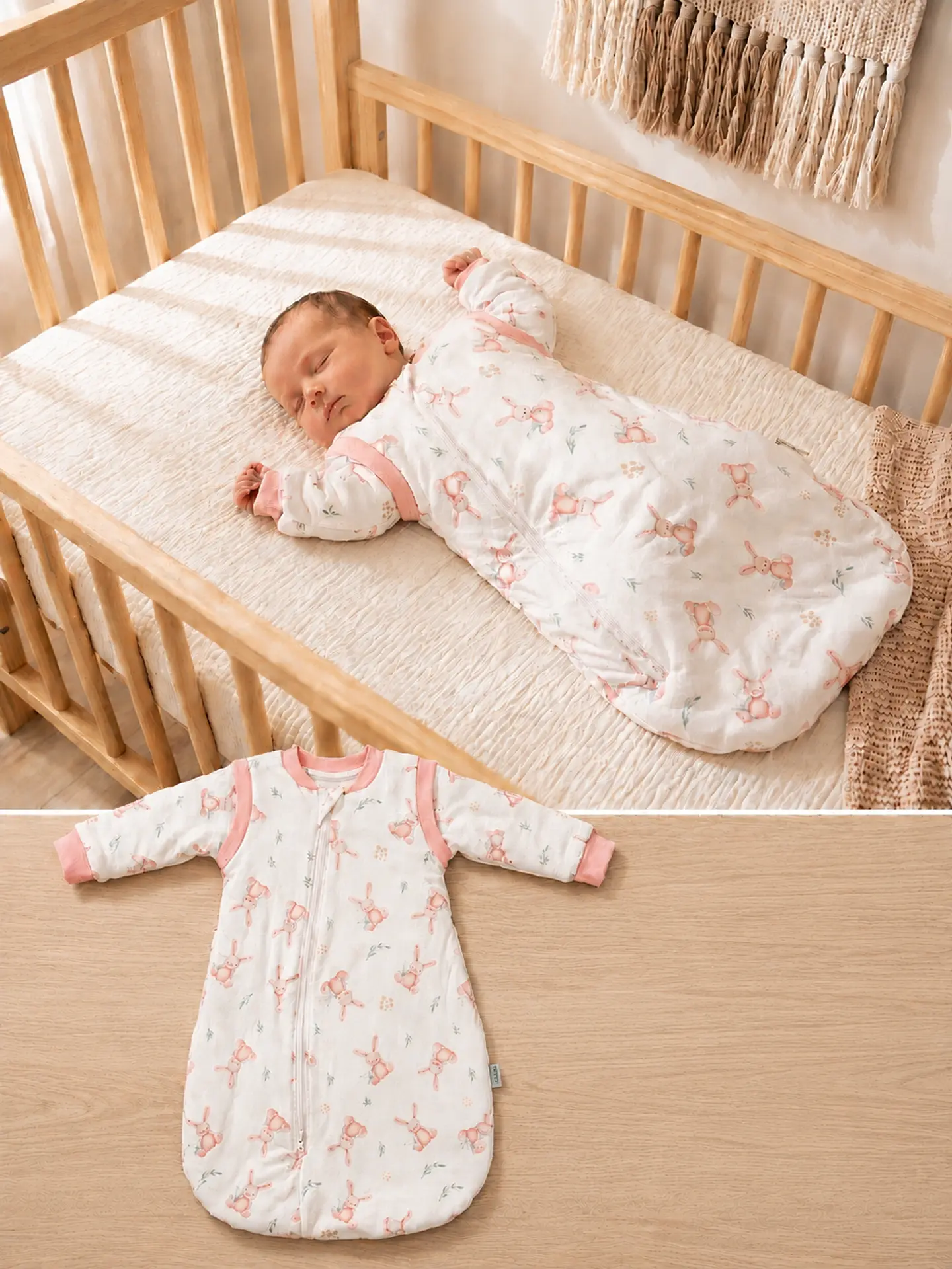 Saco de Dormir Bebé Conejo Gota TOG 3.5 | TALLA M | Bad Cat Kids 3
