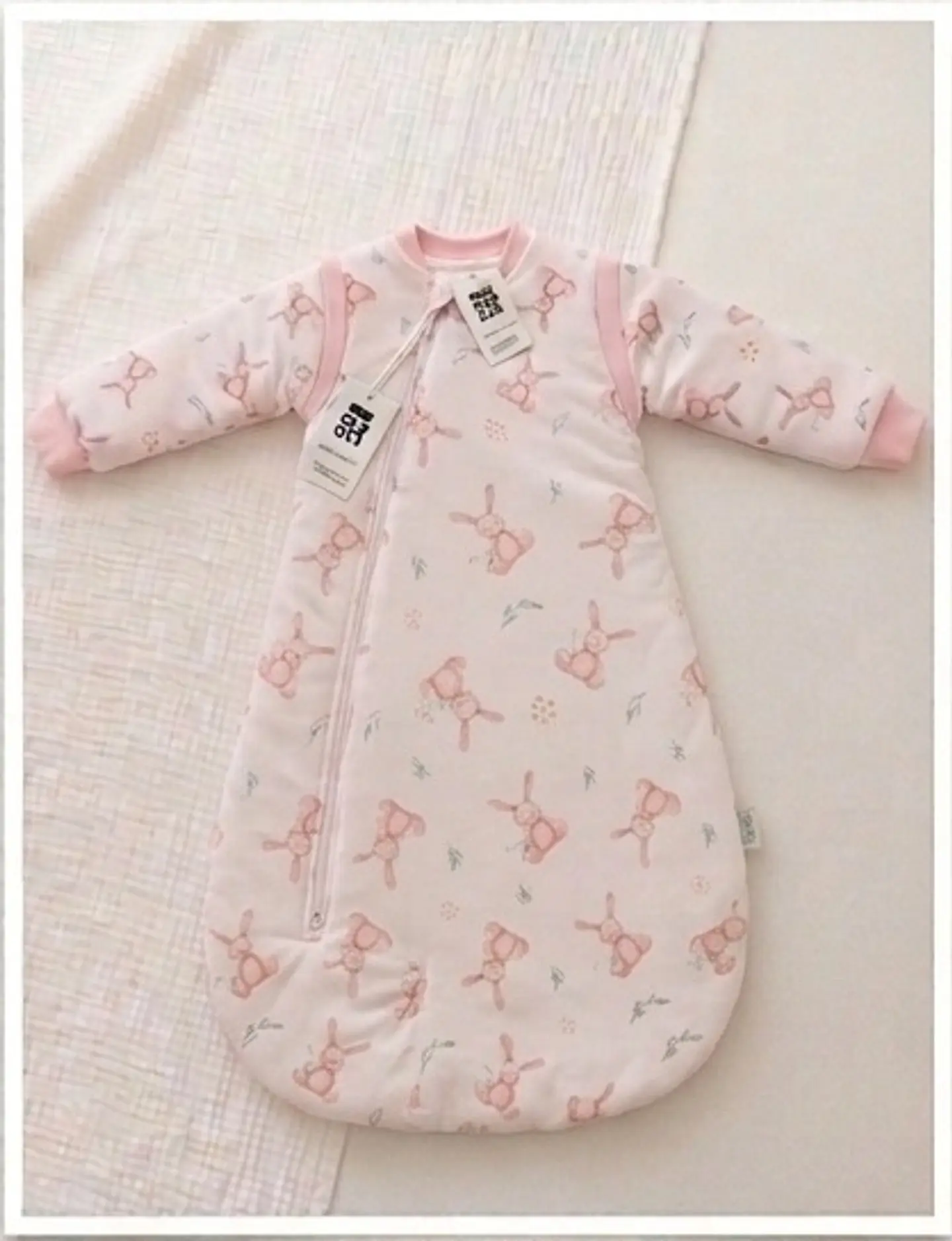 Saco de Dormir Bebé Conejo Gota TOG 3.5 | TALLA M | Bad Cat Kids 5
