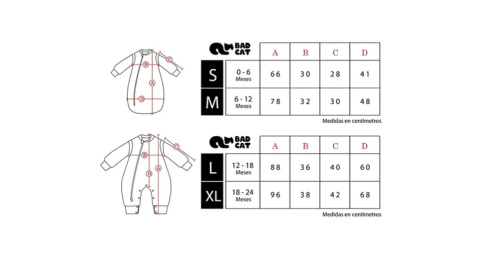 Saco de Dormir Bebé Animal Azul Gota TOG 3.5 | TALLA S | Bad Cat Kids 5