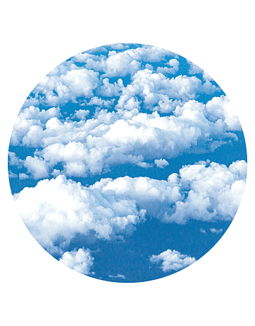 Surreal Port Hole: Clouds