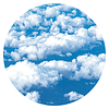 Surreal Port Hole: Clouds