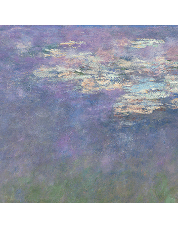 Claude Monet Headboard: Water Lillies & Agapanthus - 1915 - 1926