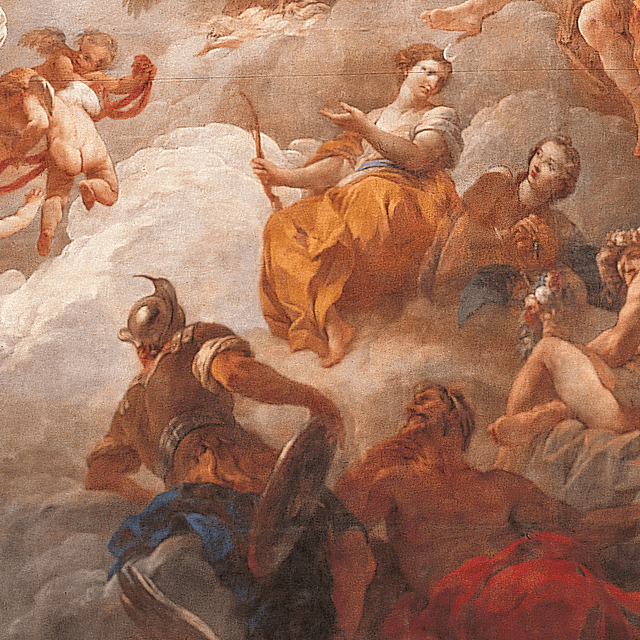 APOTHEOSIS OF HERCULES - FRANCOIS LEMOYNE 1731-1736