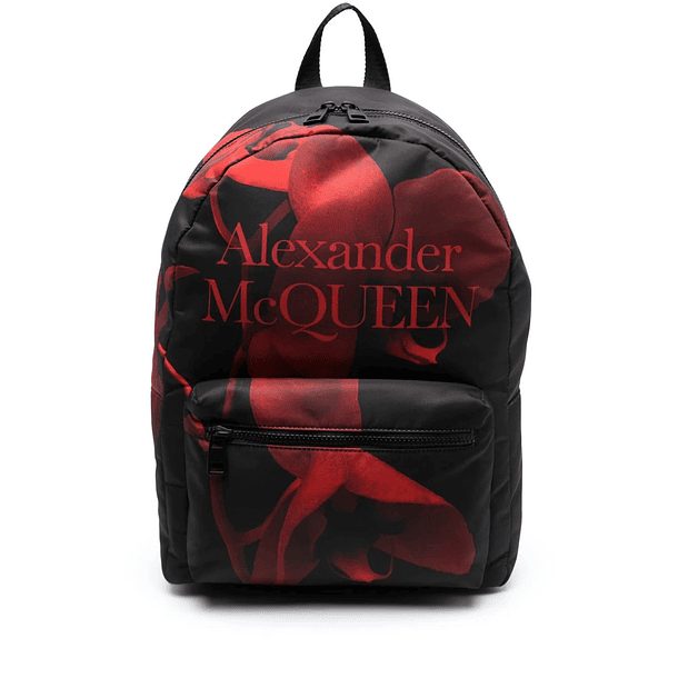 Mochila Alexander McQueen con Logo Estampado 1