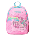 Mochila Totto Fantasy Mediano Rosado 1